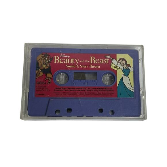 Vtg Disney Story Teller Cassette Tapes Snow White Sleeping Beauty Beauty & Beast - Picture 2 of 8